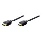 ASSMANN HDMI High Speed HDMI-kabel med Ethernet 2m Sort